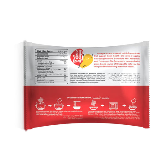 Instant noodles flamin'hot flavor