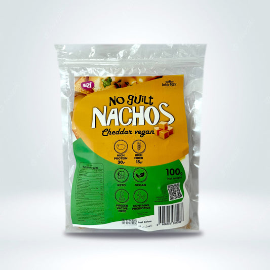 No guilt nachos vegan cheddar